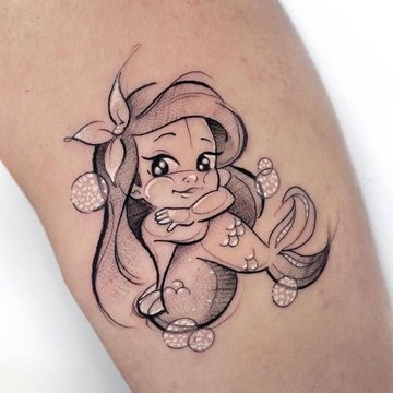 Disney princess tattoos