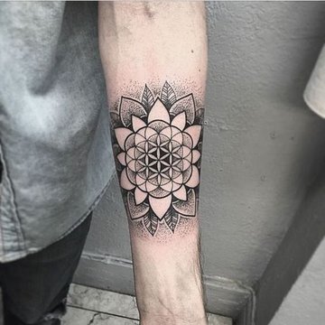 Geometric tattoo