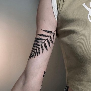 Fern tattoo