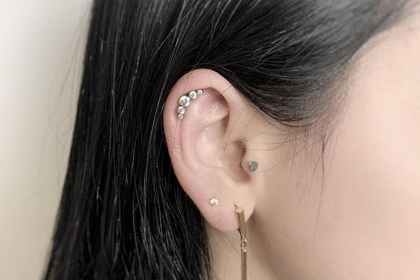 helix piercing healing process