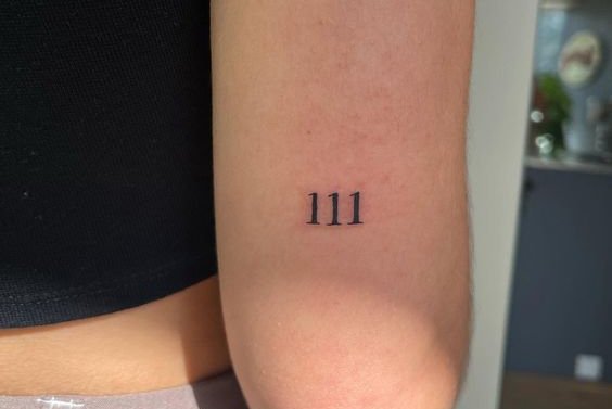 Number tattoos