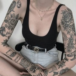 Color and monochrome tattoos