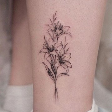 Lily tattoo