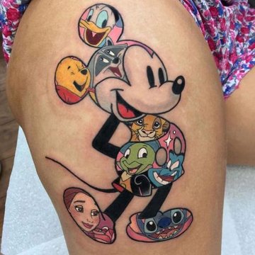 Mickey Mouse tattoo