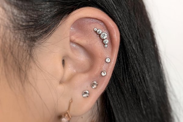 helix piercing healing process