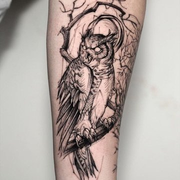 Owl’s tattoos