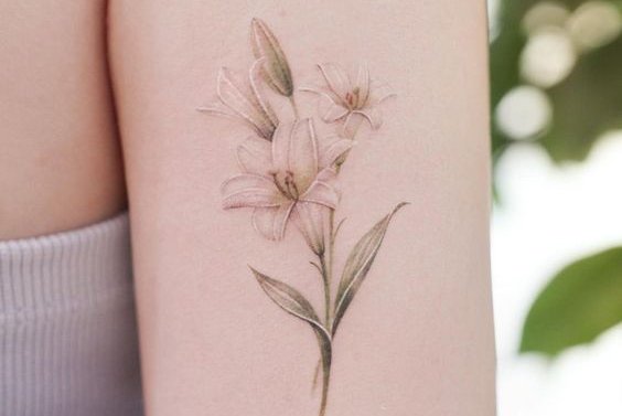 Lily tattoo