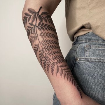 Fern tattoo