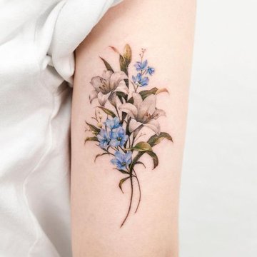 Lily tattoo