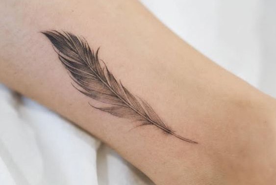 Feather tattoos