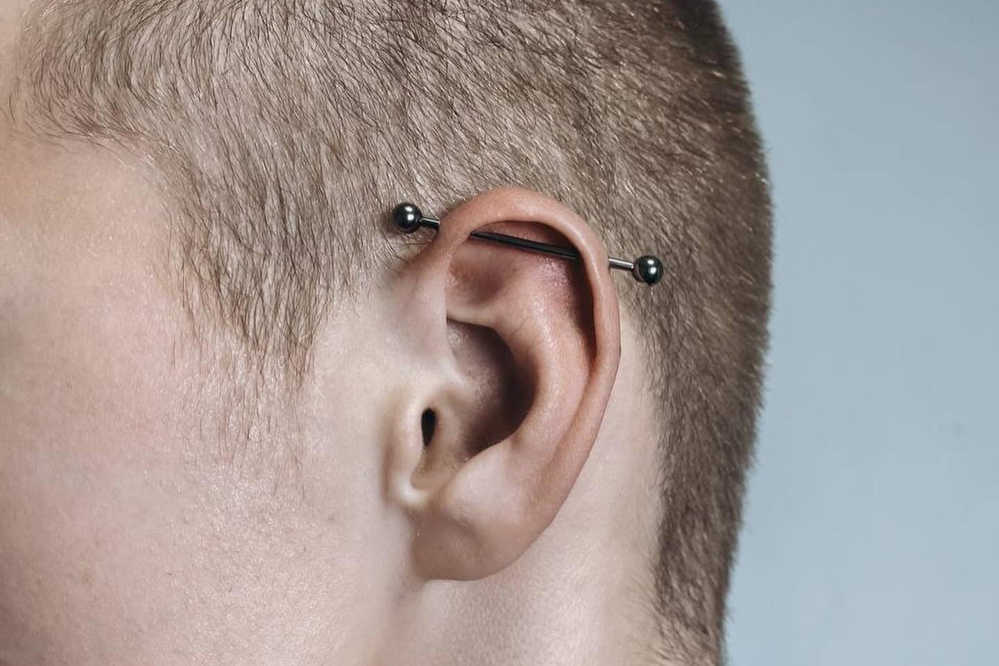 industrial piercing healing time