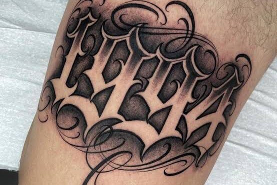 Number tattoos