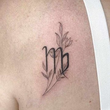 virgo tattoo design