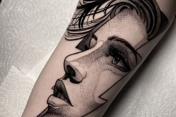 Dotwork tattoo