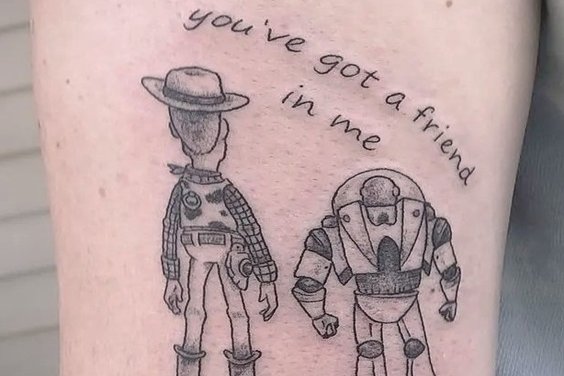 Toy Story tattoo