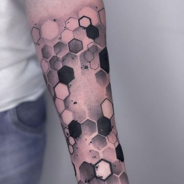 Geometric tattoo