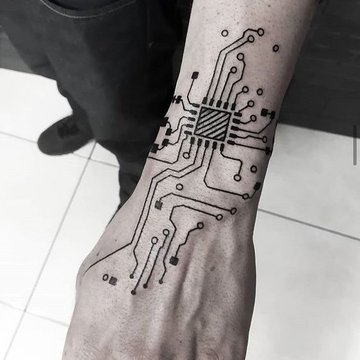 Cyberpunk tattoo
