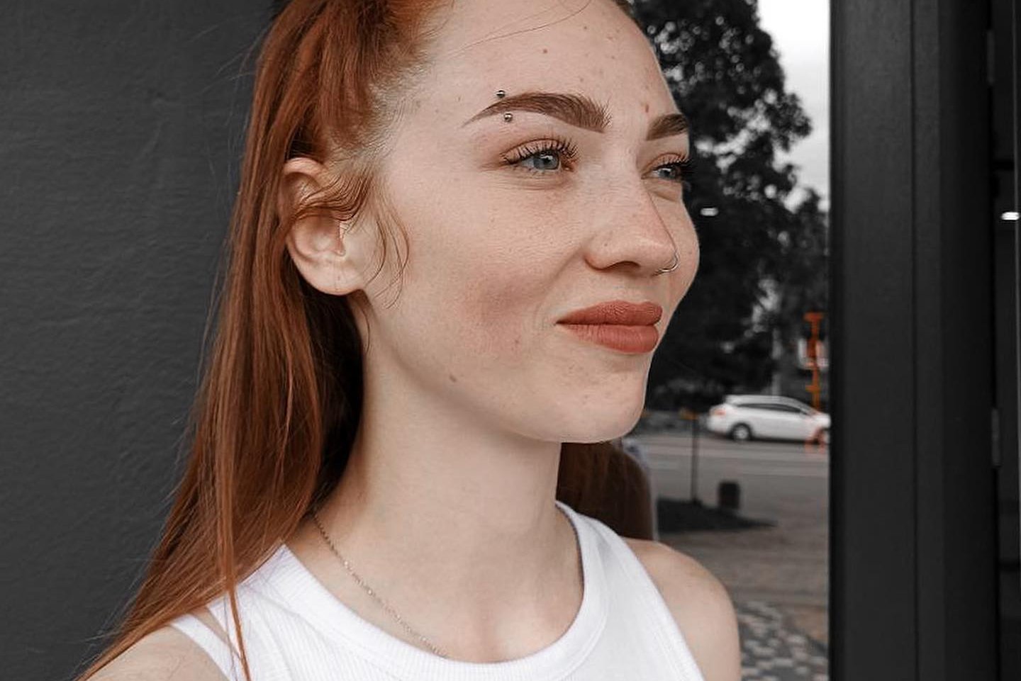 Eyebrow piercing