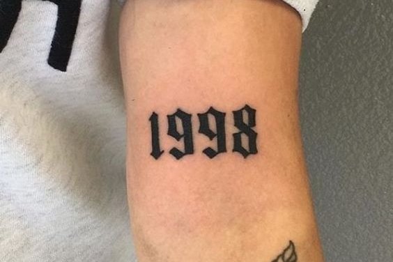 Number tattoos