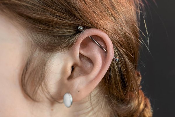 industrial piercing healing time