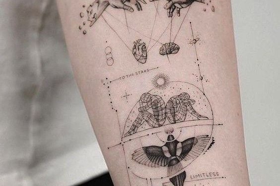 Fine Line tattoo