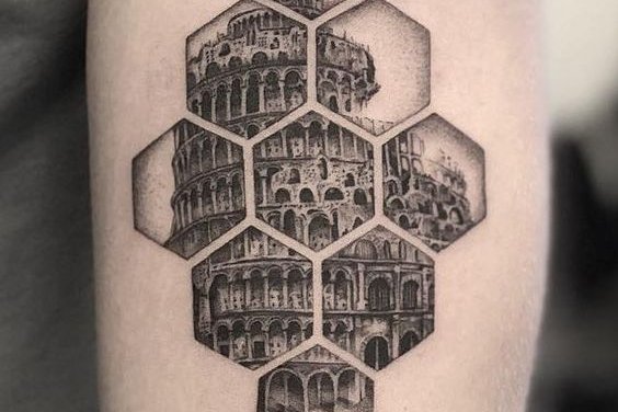 Geometric tattoo