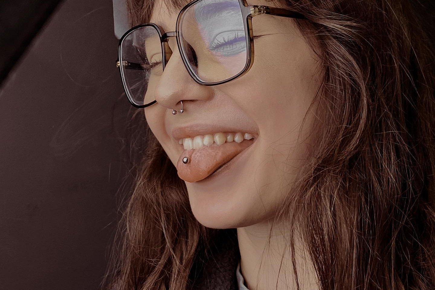 Tongue piercing