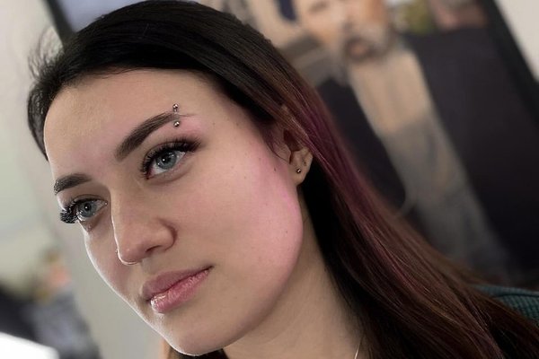 Eyebrow piercing