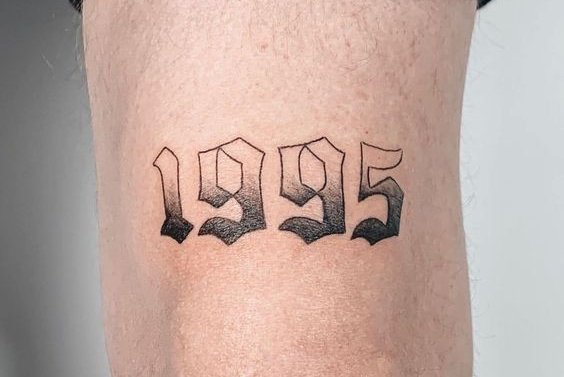 Number tattoos