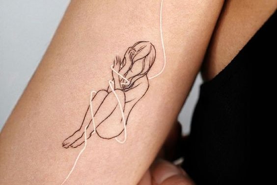 White tattoos