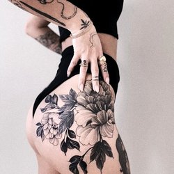 Thigh Tattoo For Women