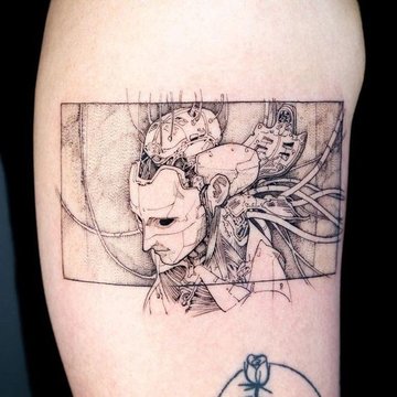 Cyberpunk tattoo