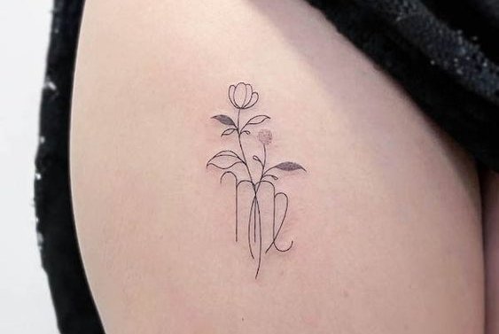 virgo tattoo design