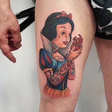 Disney princess tattoos