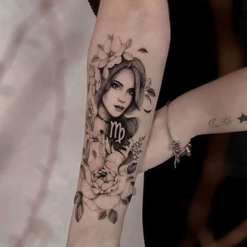 virgo tattoo design
