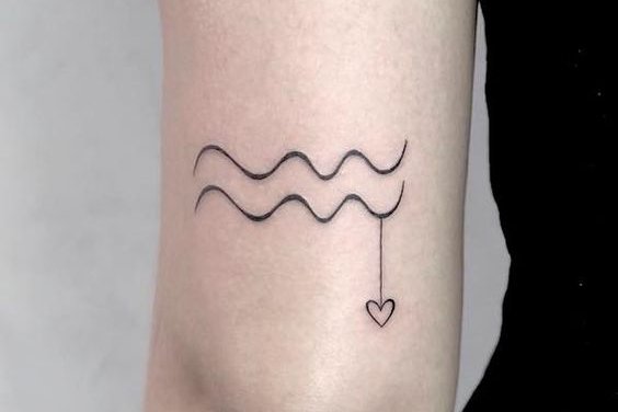 aquarius zodiac tattoo designs
