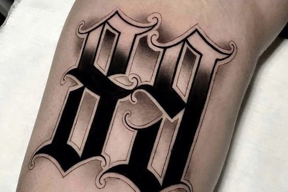 Number tattoos
