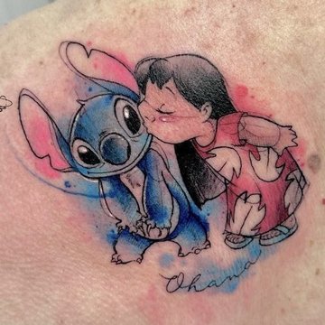Lilo and Stitch tattoo