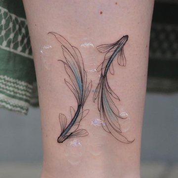 zodiac pisces tattoo ideas