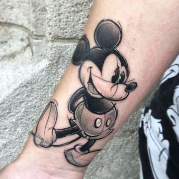 Mickey Mouse tattoo