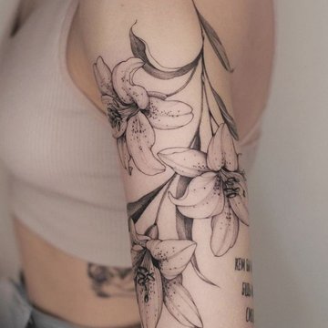 Lily tattoo