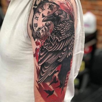 Trash Polka tattoo