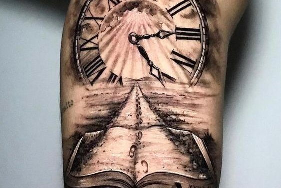 Clock tattoo
