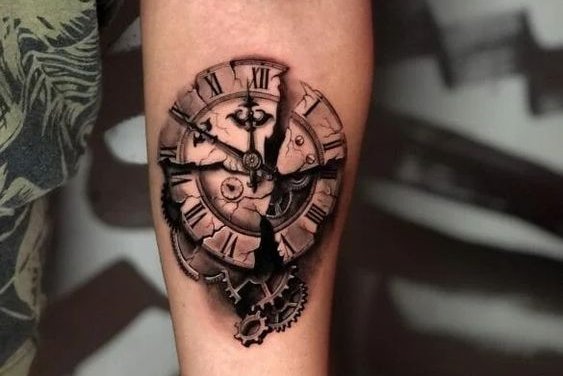 Clock tattoo