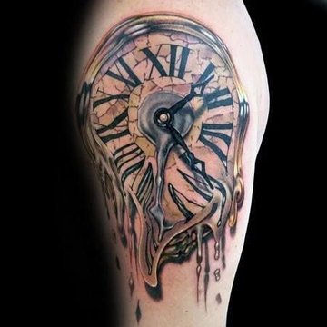 Clock tattoo designs