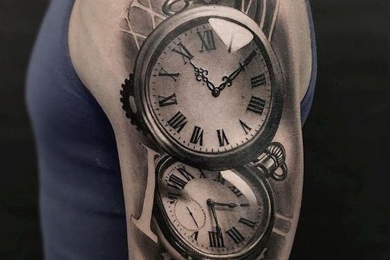 Clock tattoo