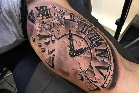 Clock tattoo