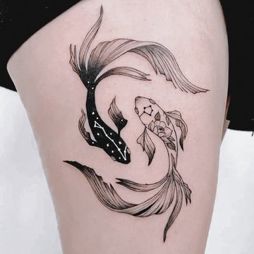 zodiac pisces tattoo ideas