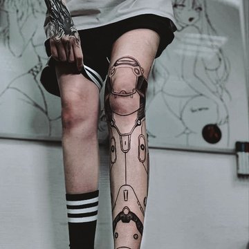 Cyberpunk tattoo