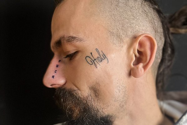 Face tattoos for men